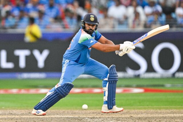 India captain Rohit Sharma led from the front with a crucial 76 at the top of the order
