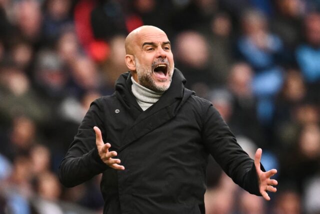 Manchester City manager Pep Guardiola