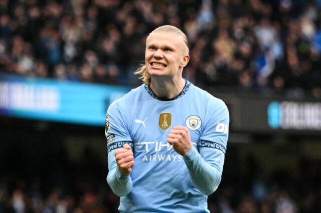 Manchester City striker Erling Haaland