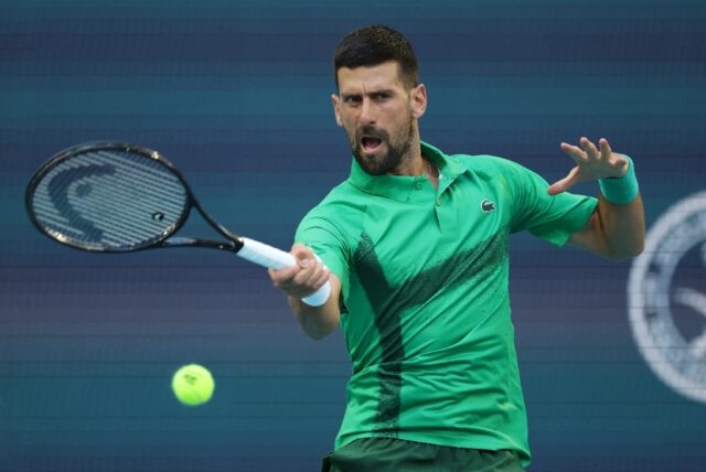 Novak Djokovic beat American Sebastian Korda in straight sets to reach the Miami Open semi