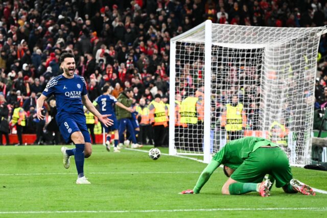 Paris Saint-Germain's penalty shoot-out win over Liverpool in the Champions League on Tues