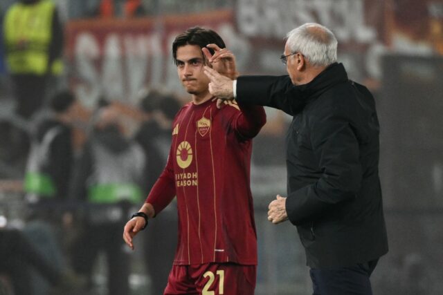 Paulo Dybala will miss the rest of Roma's season because of a thigh injury