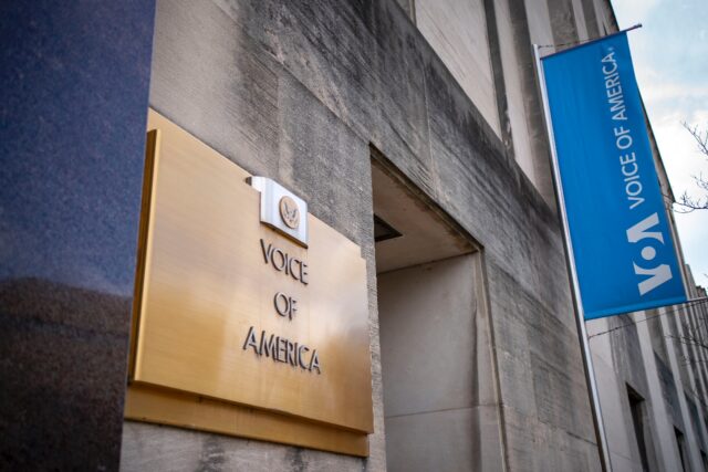 President Donald Trump has ordered a funding freeze on US-funded outlets such as Voice of