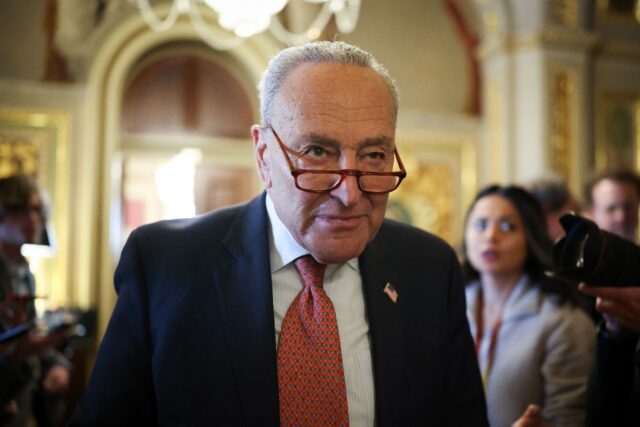 Senate Minority Leader Chuck Schumer dropped his threat to block a spending bill that is a