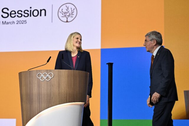 Thomas Bach said his successor as IOC president Kirsty Coventry of Zimbabwe would more tha