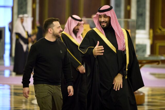 Ukrainian President Volodymyr Zelensky will meet Saudi's Crown Prince Mohammed bin Salman,
