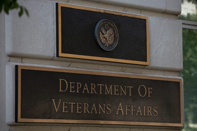 The US Department of Veterans Affairs building is seen in Washington, DC in 2019