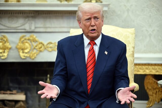 US President Donald Trump said there had been 'very good and productive' talks with Russi