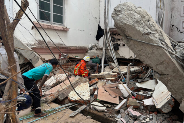 APTOPIX Myanmar Earthquake The Associated Press
