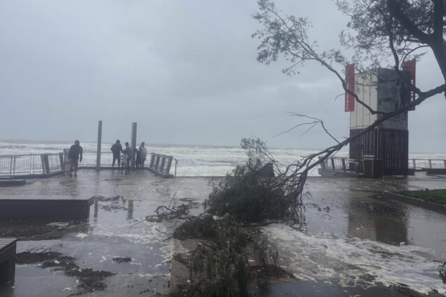 1 dead and several injured as tropical low tracks west across ...