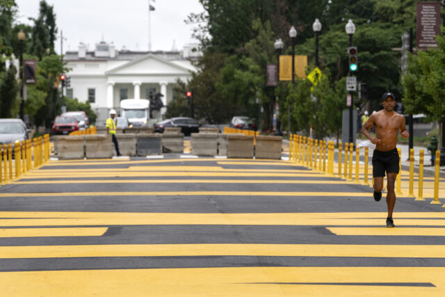 Washington, DC, to remove 'Black Lives Matter' painting from street ...