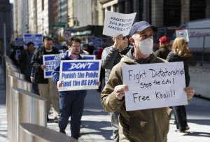 EPA workers protest agency cuts during 'National Day of Action'
