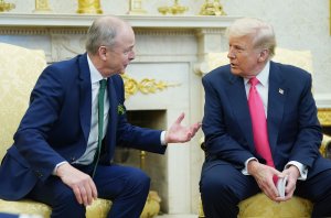 Irish PM hails 'steadfast' relationship with United States in White House visit