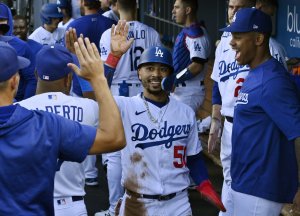Los Angeles Dodgers shortstop Mookie Betts out for MLS season openers
