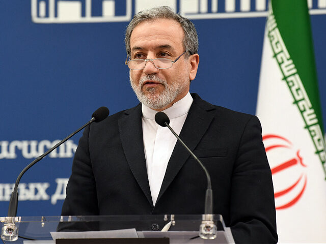 Iran's Foreign Minister Abbas Araghchi attends a joint press conference with his Armenian