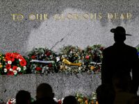 SYDNEY, AUSTRALIA - APRIL 25: Armed forces personnel pay tribute at the Martin Place Cenot