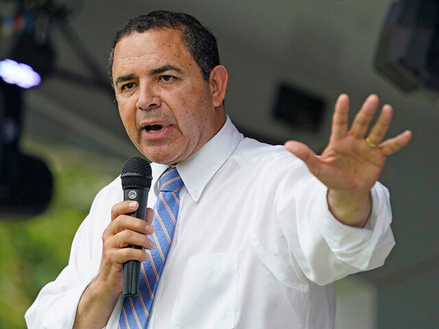U.S. Rep. Henry Cuellar, D-Laredo, speaks during a campaign event, Wednesday, May 4, 2022,