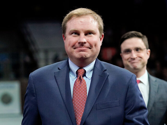 AP23095655760912 FILE - Maine Attorney General Aaron Frey attends the inauguration of Gov. Janet Mills, on