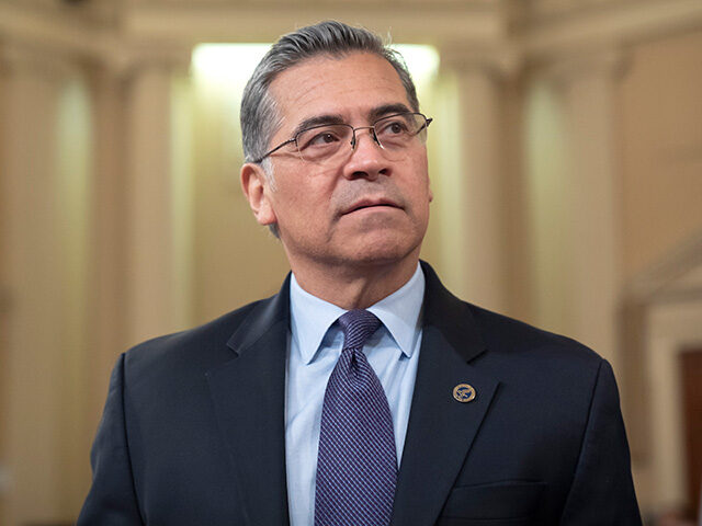 Health and Human Services Secretary Xavier Becerra attends a hearing of the House Committe