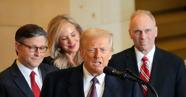 Trump: 'House Must Pass' Senate-Passed Budget Resolution to Advance 'One, Big, Beautiful Bill'