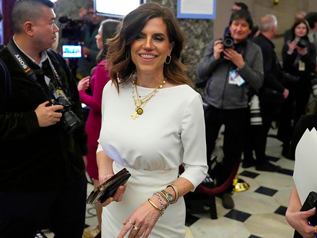 Rep. Nancy Mace, R-S.C., arrives before President Donald Trump addresses a joint session o