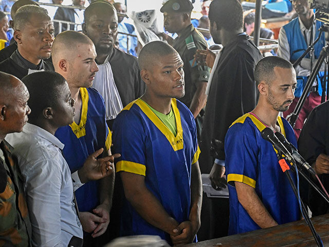 From left Tyler Thompson Jr., Marcel Malanga and Benjamin Reuben Zalman-Polun, right, all