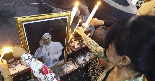 
                            Catholics Around the World Say Goodbye to Pope Francis