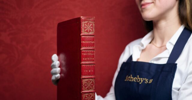 Set of Shakespeare's Plays Could Fetch $6 Million at Auction