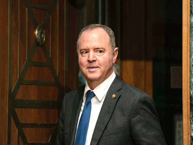 Adam Schiff Sen. Adam Schiff (D-CA) arrives for Senate Banking, Housing, and Urban Affairs Committee h