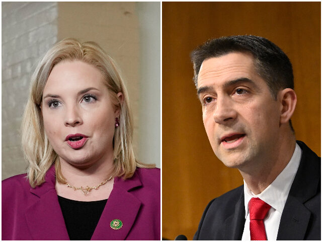 Ashley Hinson and Tom Cotton