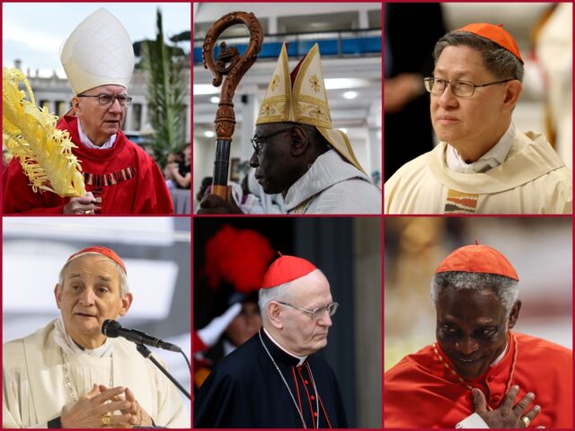Luis Tagle, Pietro Parolin, Péter Erdő, Robert Sarah, Peter Turkson, Matteo Zuppi