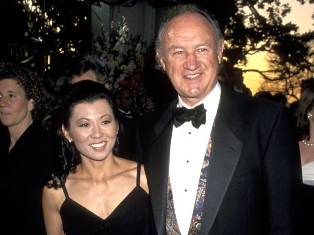 Gene Hackman and Betsy Arakawa during 66th Annual Academy Awards at Dorothy Chandler Pavil