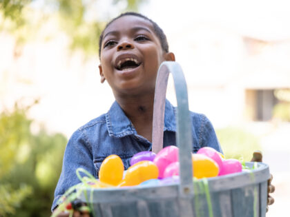 Boy gives hundreds of Easter baskets