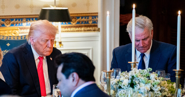 WATCH: Trump Joins Faith Leaders for White House Easter Prayer Dinner
