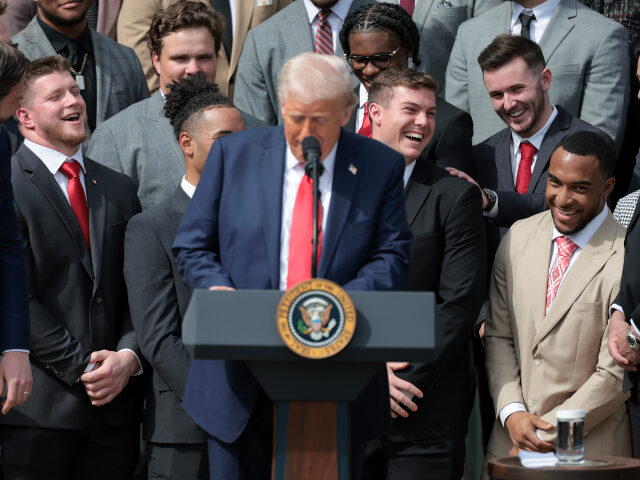 Donald Trump with Ohio State Buckeyes President Donald Trump welcomes the 2025 College Football National Champions from Ohio Sta