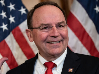 WASHINGTON, DC - MAY 19: Rep. Tom Tiffany (R-WI) participates in a ceremonial swearing-in