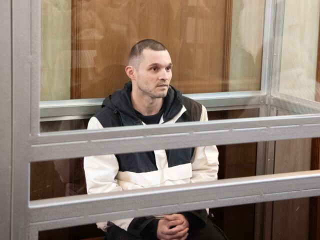 US Army soldier Gordon Black, who was detained on suspicion of theft, appears in court in
