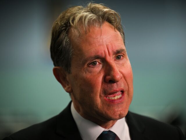 BATH, ENGLAND - JULY 05: Labour Party MP Dan Norris speaks to the media after winning the