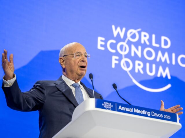World Economic Forum founder and chairman Klaus Schwab attends a session during the World