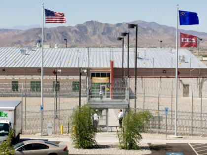 An exterior view of the new Nevada Southern Detention Center, located at 2250 E. Mesquite