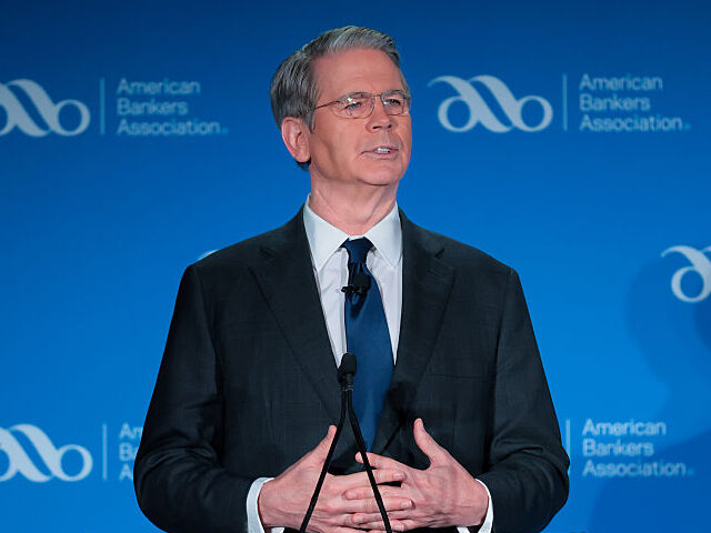 GettyImages-2209365061 WASHINGTON, DC - APRIL 09: U.S. Treasury Secretary Scott Bessent speaks at the American Ba