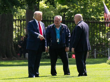 WATCH: Trump Surveys North Lawn for Spot to Install 100-Foot Flag Pole