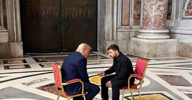 Zelensky Says Meeting With Trump in Vatican Potentially 'Historic'