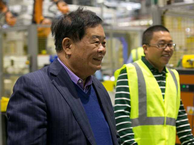 GettyImages-618500986 MORAINE, OH - SEPTEMBER, 29: Cho Tak Wong, chairman, and Jimmy Wang, vice president, at Fu