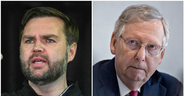 JD Vance Lights Up Mitch McConnell for Display of 'Political Pettiness'