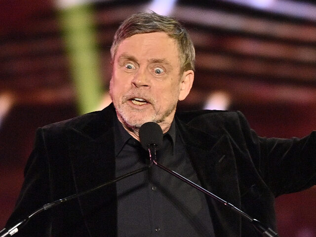 LAS VEGAS, NEVADA - APRIL 03: Mark Hamill accepts the Cinema Icon Award onstage during The