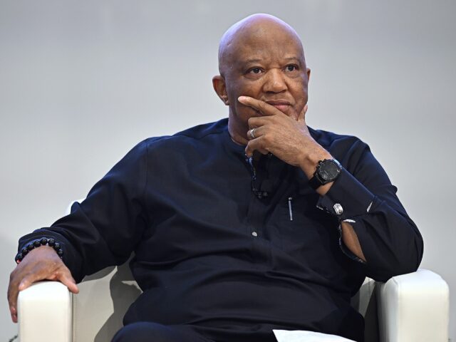 NEW YORK, NEW YORK - SEPTEMBER 24: Mcebisi Jonas speaks at Semafor's The Next 3 Billi