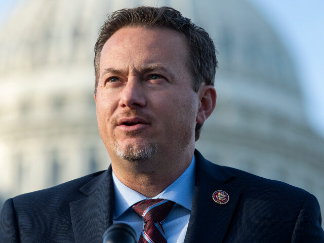 Rep. Michael Cloud, R-Texas, and members of the House Freedom Caucus conduct a news confer