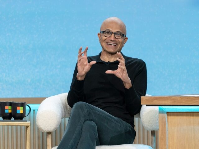 Microsoft chief Satya Nadella talks AI