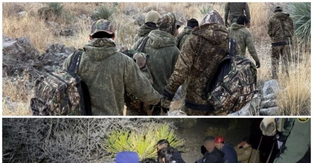 Illegal Alien Arrests at Border Fall to 263 Per Day During Trump's First Two Months -- Down 94 Percent from Last Year